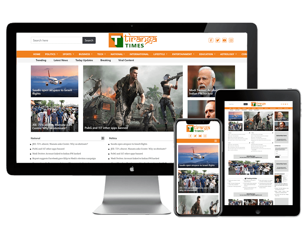 Webmingo | Our Works | Tiranga Times